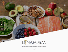 Tablet Screenshot of dynaform.ch